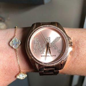NWT Michael Kors Gold & Stone Watch
